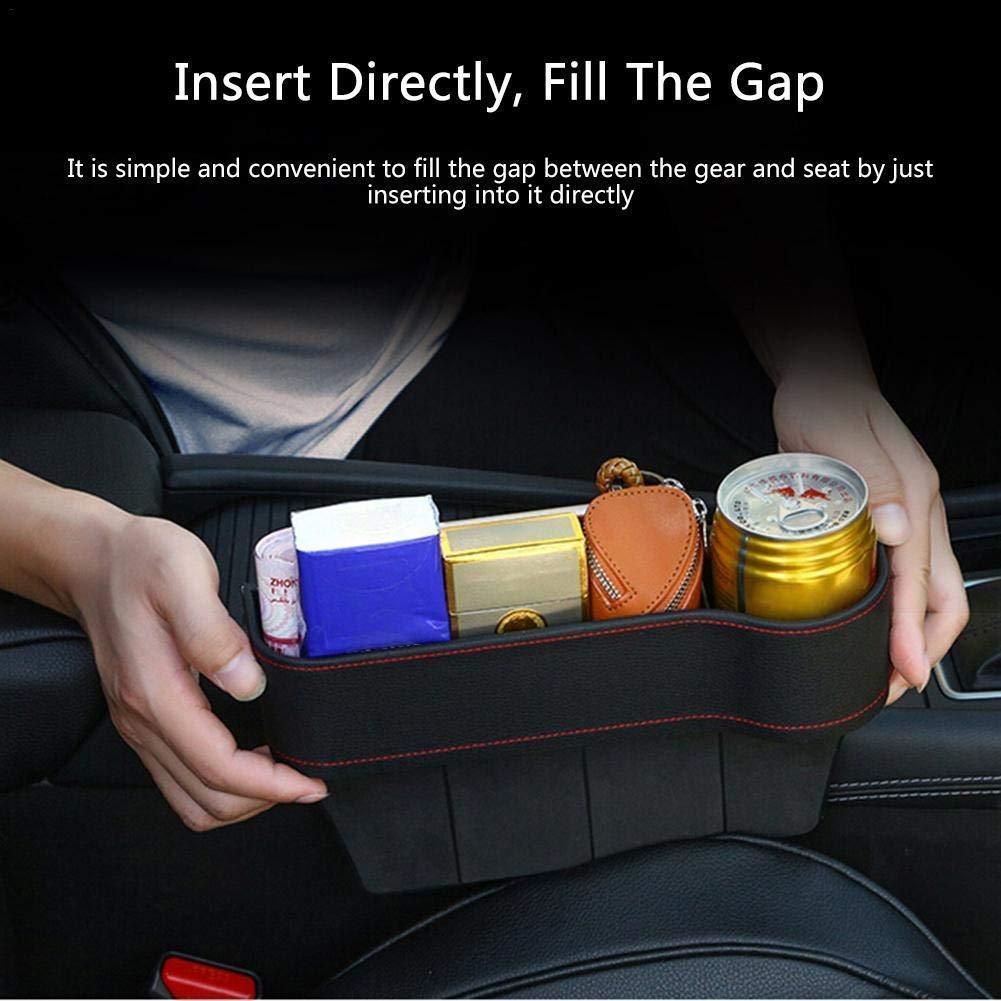 Automobiles Car Seat Gap Filler , Multifunctional Car Seat Organizer (PU Leather)