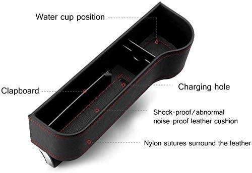 Automobiles Car Seat Gap Filler , Multifunctional Car Seat Organizer (PU Leather)